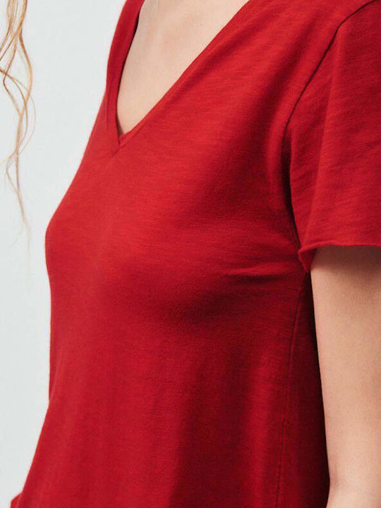 Γυναικείο T-shirt Κόκκινο