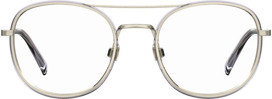 Levi's Damen Metallisches Brillengestell Silber S0377225