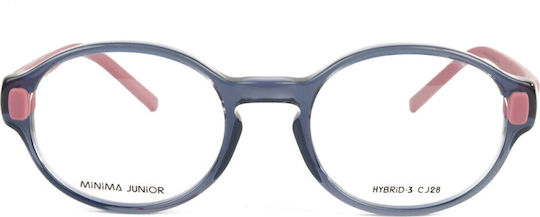 Minima Jh-3 Παιδικός Κοκκάλινος Σκελετός Γυαλιών Μπλε CJ28 568C