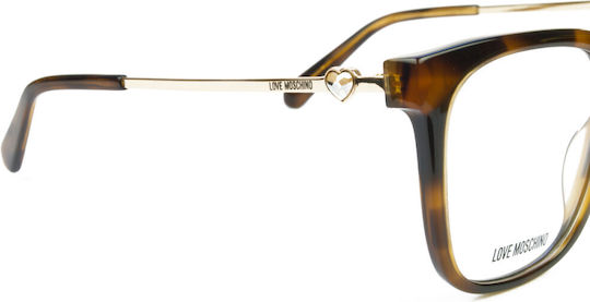 Moschino Γυναικείος Σκελετός Καφέ MOL643 05L