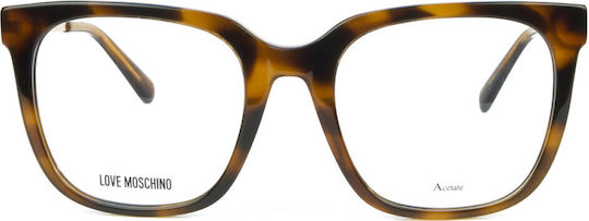 Moschino Eyeglass Frame Brown MOL643 05L