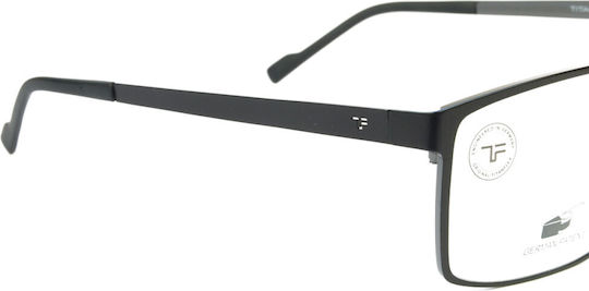 Titanflex Männer Metall Brillengestelle Schwarz 820944 10