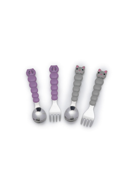 Melii Cutlery Set Stainless Brown 4pcs 15900