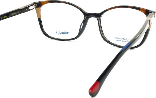 Woodys Barcelona Women's Acetate Brown Prescription Eyeglass Frame BEGONIA 01