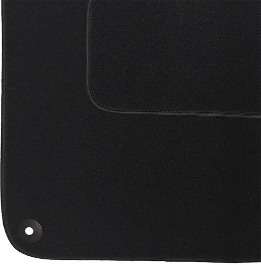 Μπροστινά Πατάκια 2τμχ για Ford Galaxy Smart ForTwo 2007-2014 Μαύρα