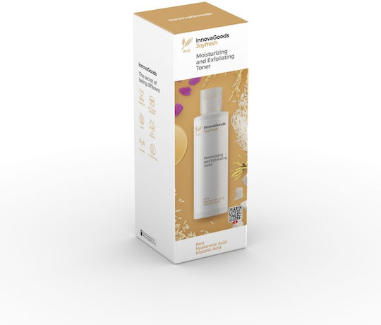 InnovaGoods Rice Joyfresh Υγρό Τόνωσης Προσώπου με Γλυκολικό Οξύ, Σαλικυλικό Οξύ & Ρύζι 150ml