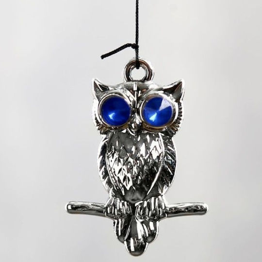 Fluffy Wind Chime 5 Metal Sound Tubes Home Garden Feng Shui Model 6 Owls