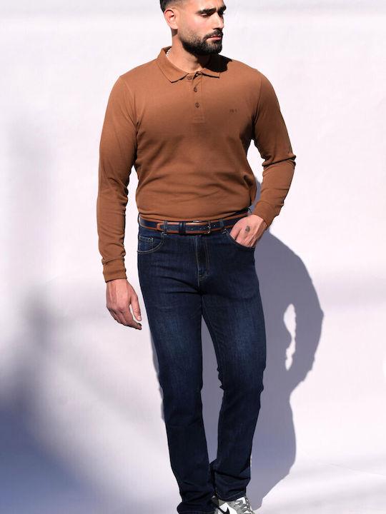 Polo Bluse Camel