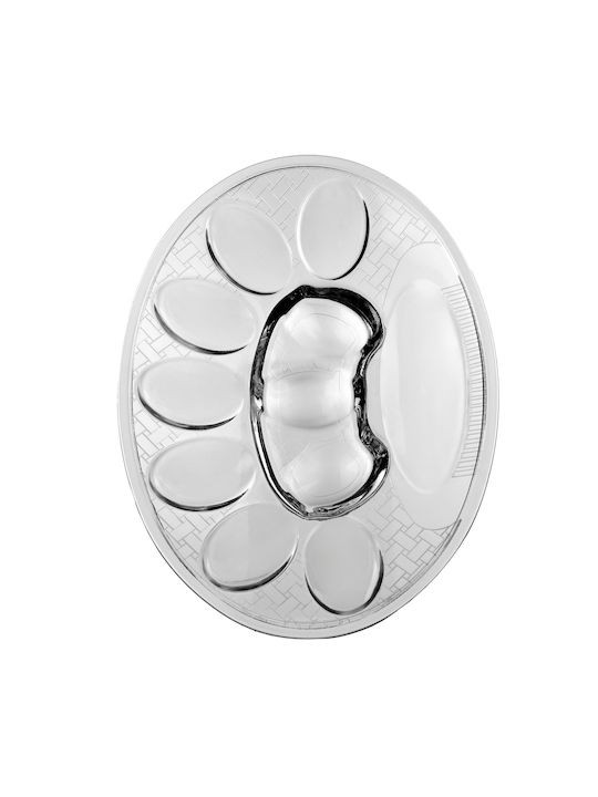 Kadax Glass Decorative Platter Transparent 10cm