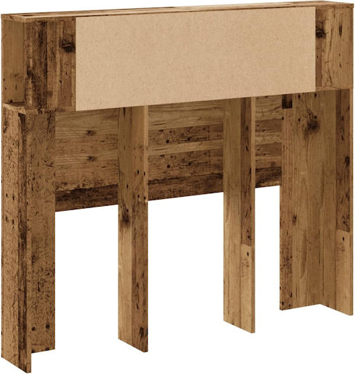 vidaXL Κεφαλάρι Κρεβατιού Ξύλινο Καφέ 120x104.5cm