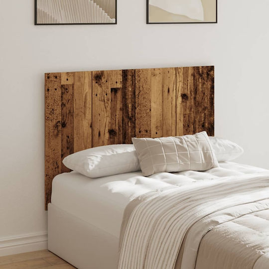 vidaXL Wooden Bed Headboard Brown 120x80cm