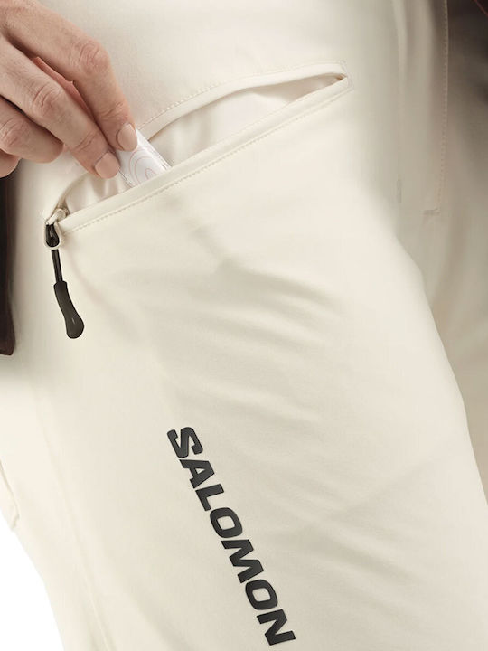 Salomon Edge LC2334200 Women's Trousers for Ski & Snowboard Beige