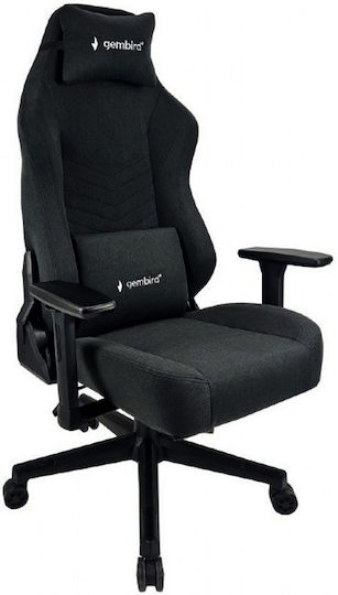 Gembird GC-02-BL Gaming Chair with Adjustable Arms Black