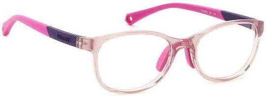 Polaroid Kids Acetate Frame Pink PLD D834 35J