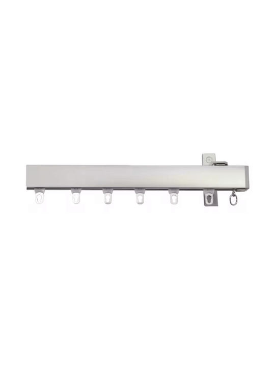 Import Hellas One-Way Aluminum Curtain Track White 300cm 1991-9
