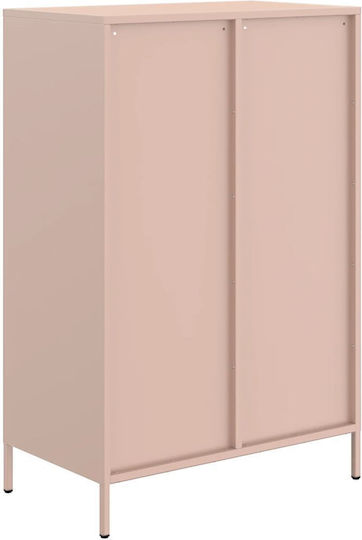 Metallische Büroaufbewahrungsschublade Rosa 68x39x101,5cm