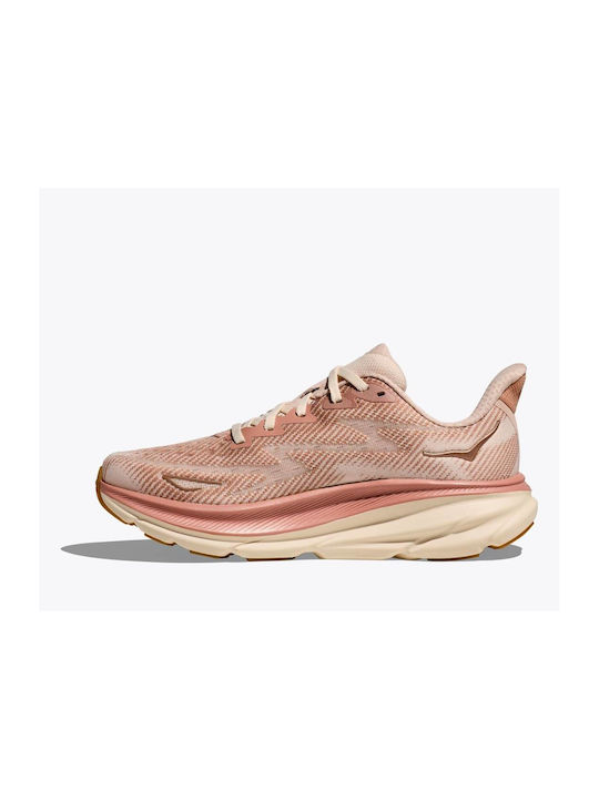 Clifton 9 Damen Sportschuhe Laufen Rosa