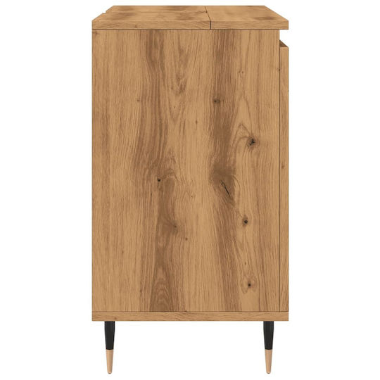 vidaXL Πάγκος χωρίς Νιπτήρα Μ58xΒ33xΥ60cm Δρυς