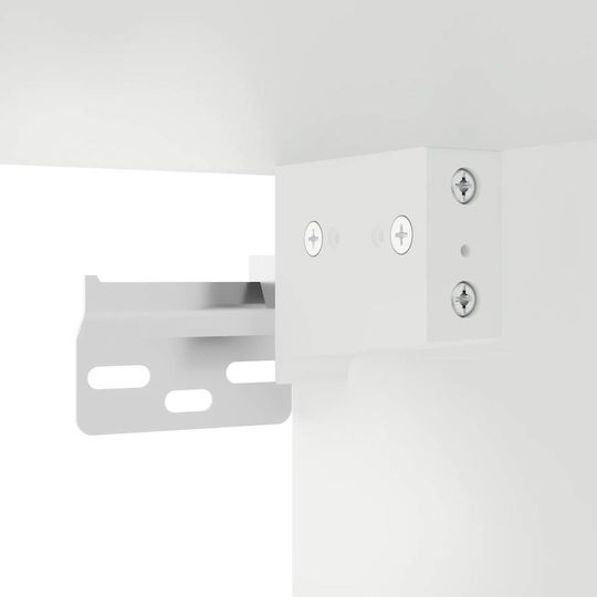 vidaXL Bathroom Cabinet L60xW25xH30cm White