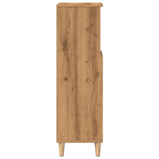 vidaXL Ντουλάπι Μπάνιου 30x30x100cm Δρυς