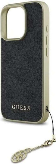 Guess Charms Umschlag Rückseite Kunststoff Schwarz (iPhone 17 Pro Max / iPhone 17 Pro / iPhone 16 Pro Max)