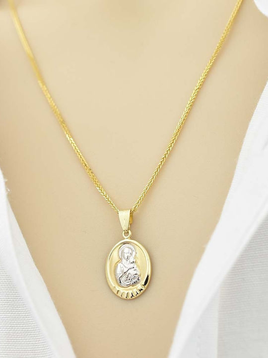 Goldjewels Necklace Talisman From 9 K White Gold Goldjewels Necklace Talisman From 9 K White Gold