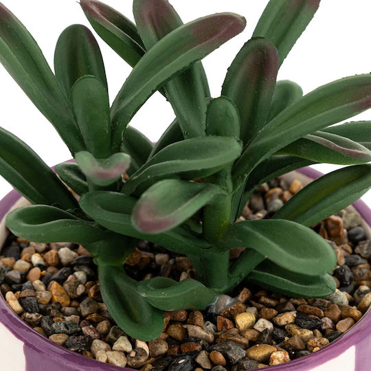 Artificial Plant in Small Pot White 16.5cm