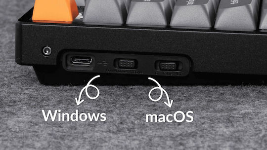 Keychron K8 Max K8M-B3 Kabelloses Gaming-Technik Tastatur Tenkeyless mit Keychron Super Brown Schaltern und RGB-Beleuchtung (Englisch US)