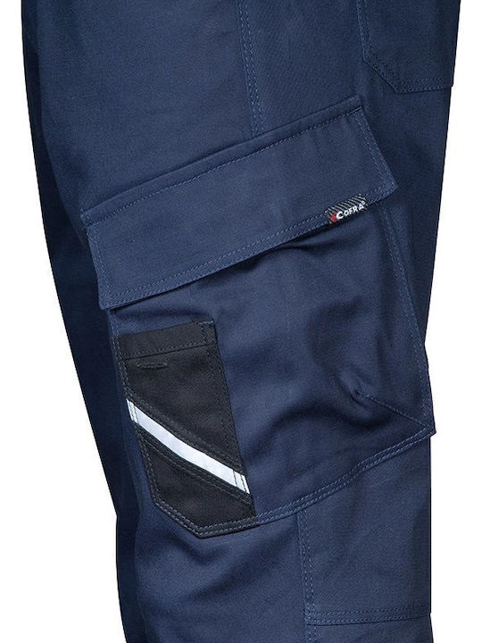 Cofra Vidago Work Trousers Navy Blue