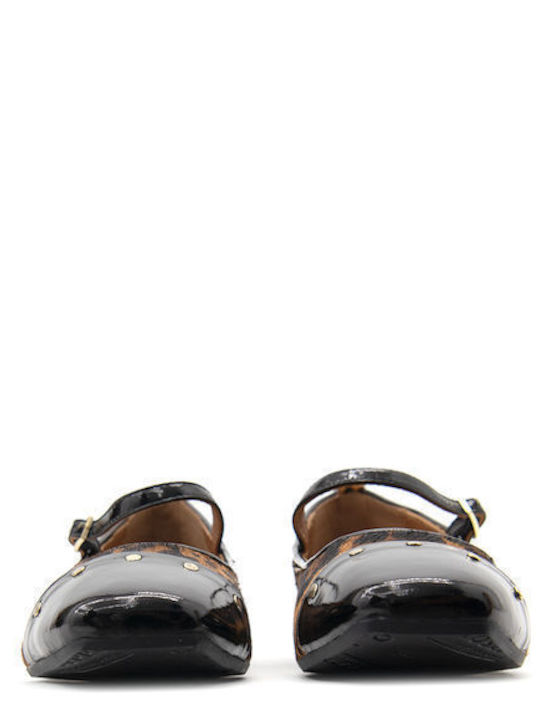 Gioseppo Leather Ballerinas Brown