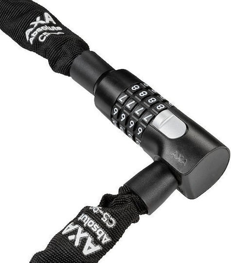 AXA Bicycle Cable Lock with Combination Black