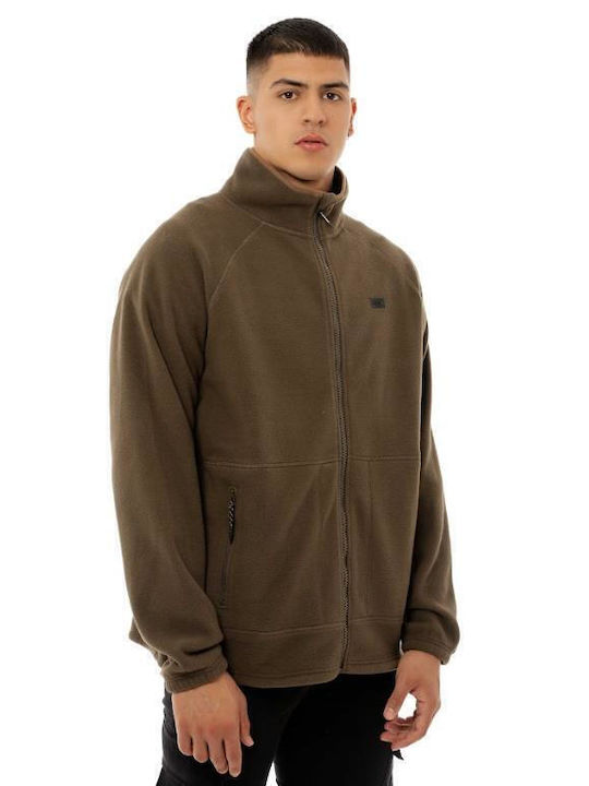 Ανδρική Ζακέτα Fleece Χακί
