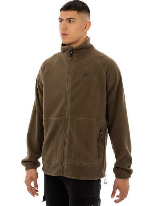 Ανδρική Ζακέτα Fleece Χακί
