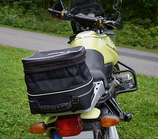Moto Discovery Σάκος Ουράς Μοτοσυκλέτας σε Μαύρο Χρώμα