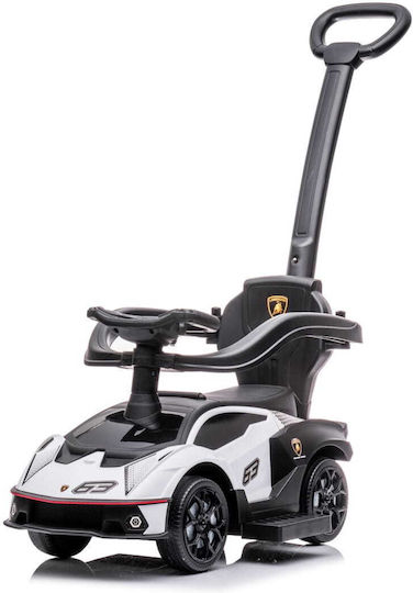 Sun Baby Lamborghini Essenza Количка Езда На С Ръкохватка За Родител За 12+ Месеца Със Звук Бяла