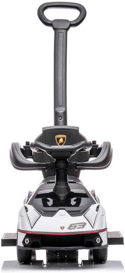 Sun Baby Lamborghini Essenza Количка Езда На С Ръкохватка За Родител За 12+ Месеца Със Звук Бяла