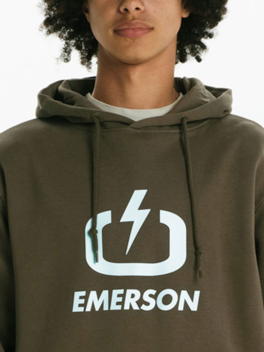 Sweatshirt With Hood Green