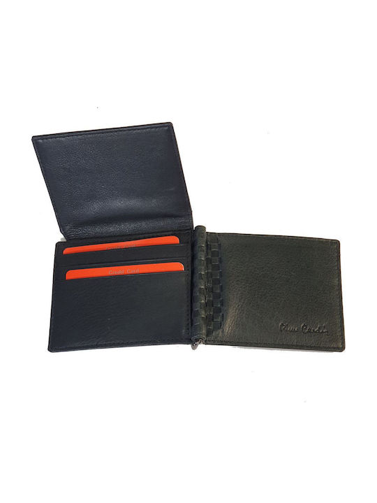 Leather Men's Wallet Cards with RFID Black