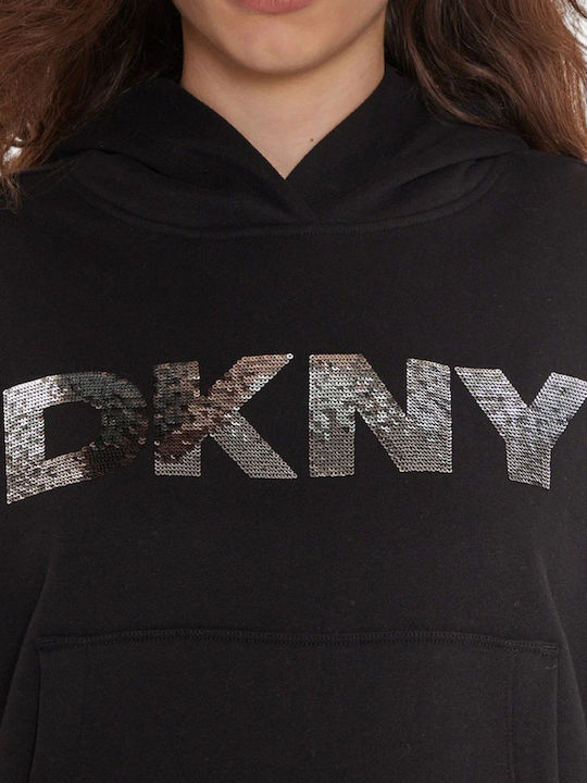 Women's Sweatshirt Hooded Black