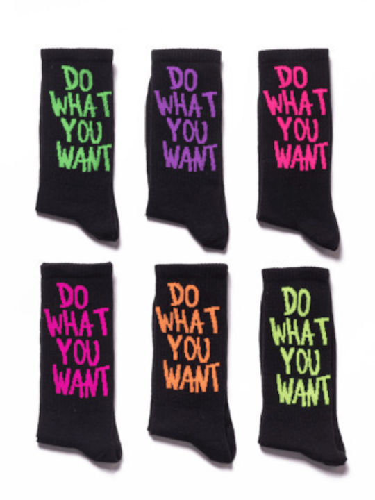 Vtex Socks Ανδρικές Κάλτσες Μαύρες 6Pack
