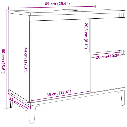 Vidaxl Bathroom Cabinet