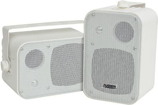 Audien Παθητικό Επιτοίχιο Ηχείο 60W με Bluetooth (Τεμάχιο) 20.8x12.3x20.8εκ. Λευκό BT-408TW