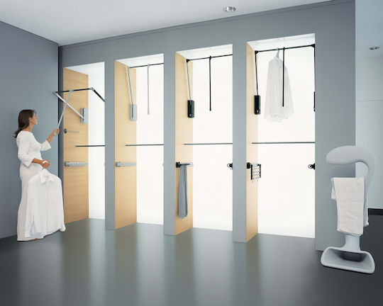 Metal Wardrobe Lift Silver SKU.658886 1pcs