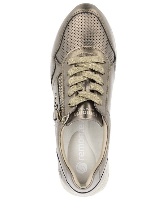 Γυναικεία Ανατομικά Sneakers Χρυσά