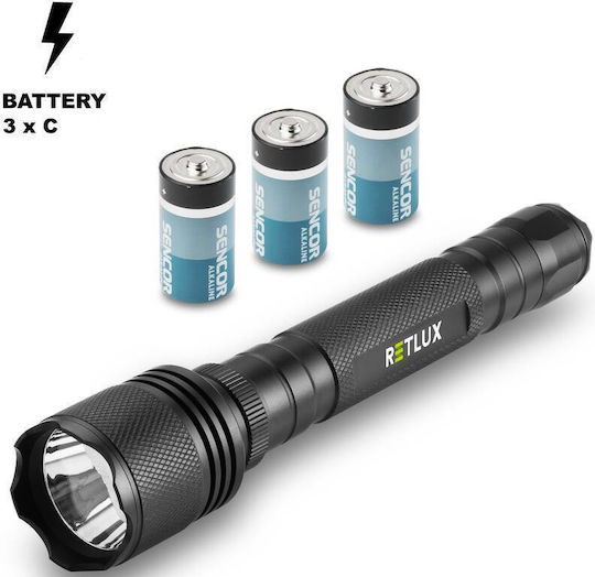 Retlux Φακός LED IP44 με Μέγιστη Φωτεινότητα 250lm