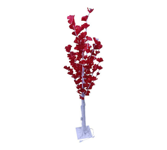 Christmas Decorative Illuminated Tree 155cm Red