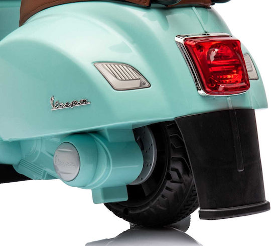 Παιδική Vespa Scooter & Backrest Ηλεκτροκίνητη Τιρκουάζ