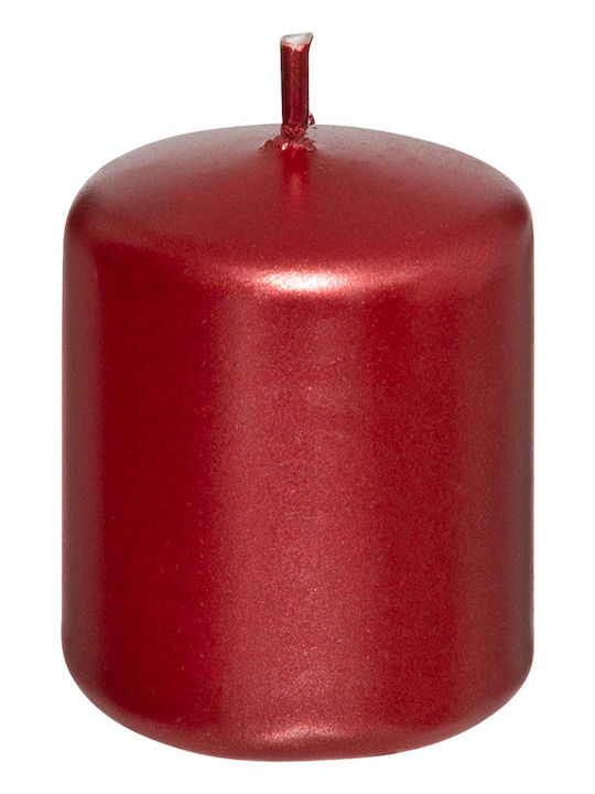 Christmas Red Candle 4.5x4cm 4pcs