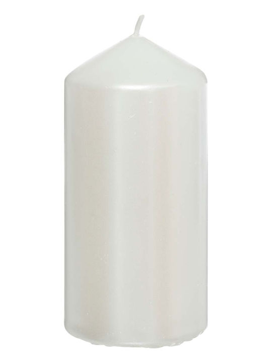Christmas White Candle 5cm 4pcs