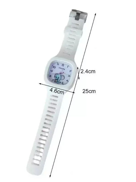 Nubi Παιδικό Ρολόι 37mm Λευκό